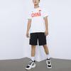 Anta National Flag T Shirts Unisex White Crew Neck Moderate Straight Fit 172030109-1