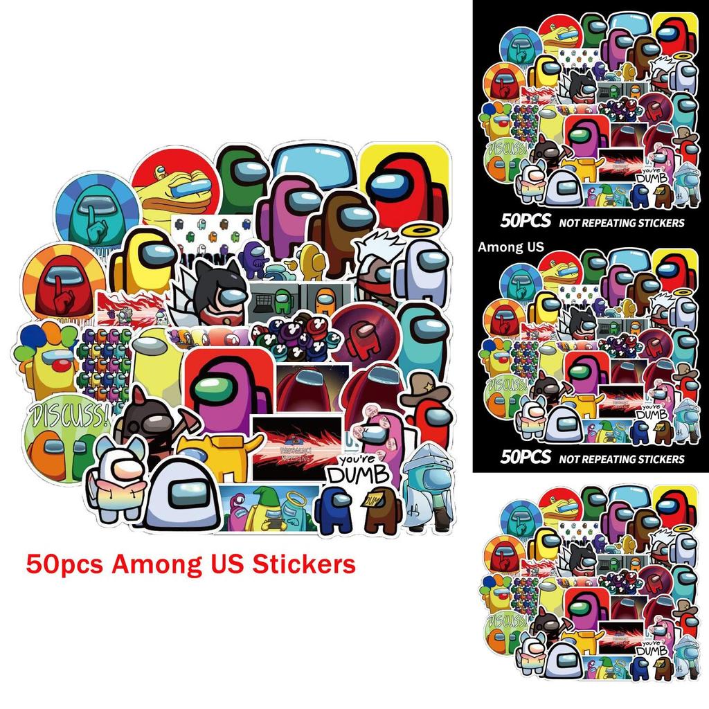 Game 50pcs Stickers Waterproof Pvc Luggage Laptop Mug Bikes Diy Decals