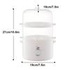 2/3 Layer Egg Cooker Auto Shutoff Electric Egg Cooker 6 Eggs Capacity Tray Multifunctional Egg Poacher for Hard Boiled