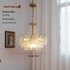 European-Style Postmodern Minimalist Crystal Chandelier for Living Room, Bedroom, or Dining Room