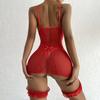 Lace Sexy Lingerie Set Transparent Porno Lace Erotic Underwear Sexy Bra Set and Garter Set Lingerie Sexy  Erotic Sleepwear