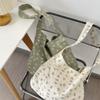 5 Broken Flower Canvas Bag Women's Spring and Summer New Casual One with Messenger Bag Large Capacity Shoulder Bag