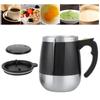 Edelstahl Automatischer Mischbecher Tragbarer Elektrischer Selbstmischender Milchkaffeebecher für Zuhause Büro