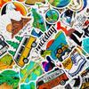 50 PCS The Wild Camping Stickers ,Vinyl Stickers for Laptop Skateboard Luggage Decal Motorcycle Bicycle