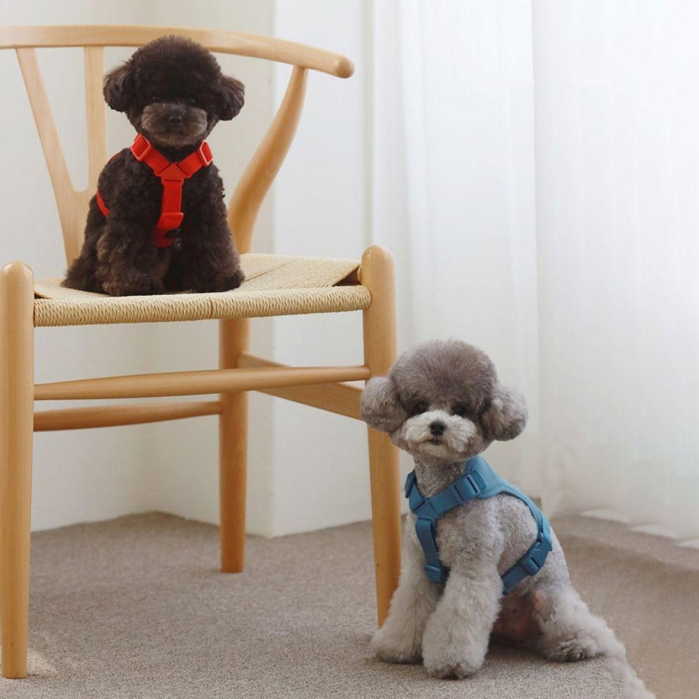 

Anti-lost Adjustable Cloth Pet Accessories Puppy Chest Strap Rope Dog Traction Rope Dog Harness M жёлтый