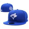 MLB Baseball Commemorative Fitted Hat American League Flat Brim Cap Fashion Sizes