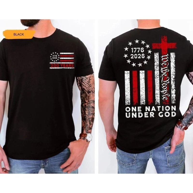 250 Years America Anniversary 250th Independence Day Freedom T-shirt S