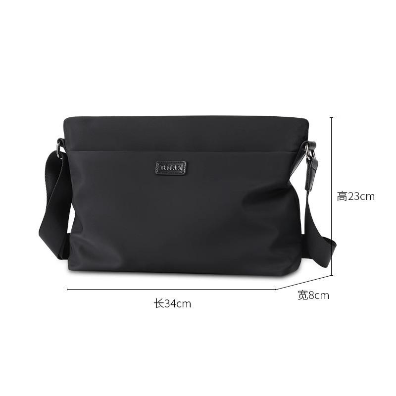 Single Shoulder Bag Portable Small Fashionable Trendy Men's Lightweight Crossbody New Large Capacity