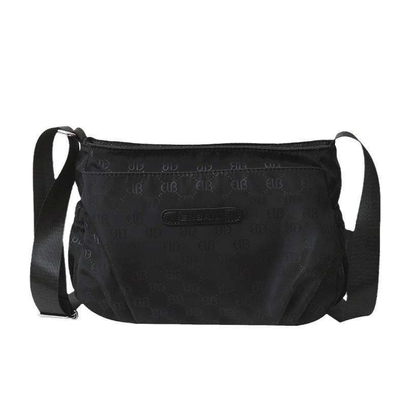 2025 new small bag women's bag fashionable and versatile women's Oxford cloth lightweight shell bag shoulder messenger bag