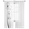 Rideau Voile Branche de Pissenlit pour Salon Chambre Cuisine Moderne Tulle Traitement de Fenêtre Décoration Intérieure