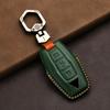 Genuine Leather Protector for Mitsubishi Lancer 10 Outlander Ex Asx Rvr Eclipse Cross Pajero Sport L200 Key Case Cover Fob