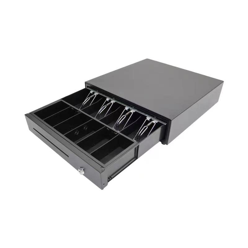 Kassenlade Automatisch Manuell Bargeld hergestellt von Washin zur Verwendung mit Kassensystemen und Bargeld mit Druckeranschluss WS-405 & (Schlüsselbetätigt) Schublade,