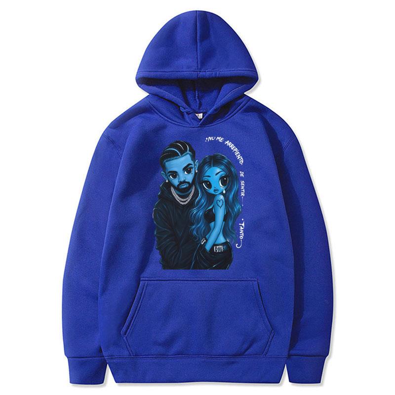 Karol G Drake No Me Arrepiento De Sentir Tanto Album Hoodies Pop Music Men Women Long Sleeve Tracksuit