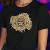 T-Shirt Women Aztec Calendar Motif Cotton Size S To 3XLWill Open In New Window or Tab