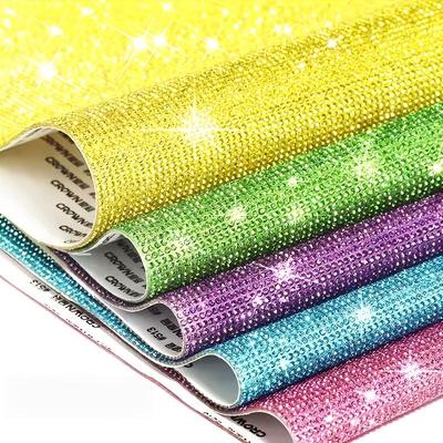 Sparkling Rhinestone Sticker Sheet for DIY Decoration