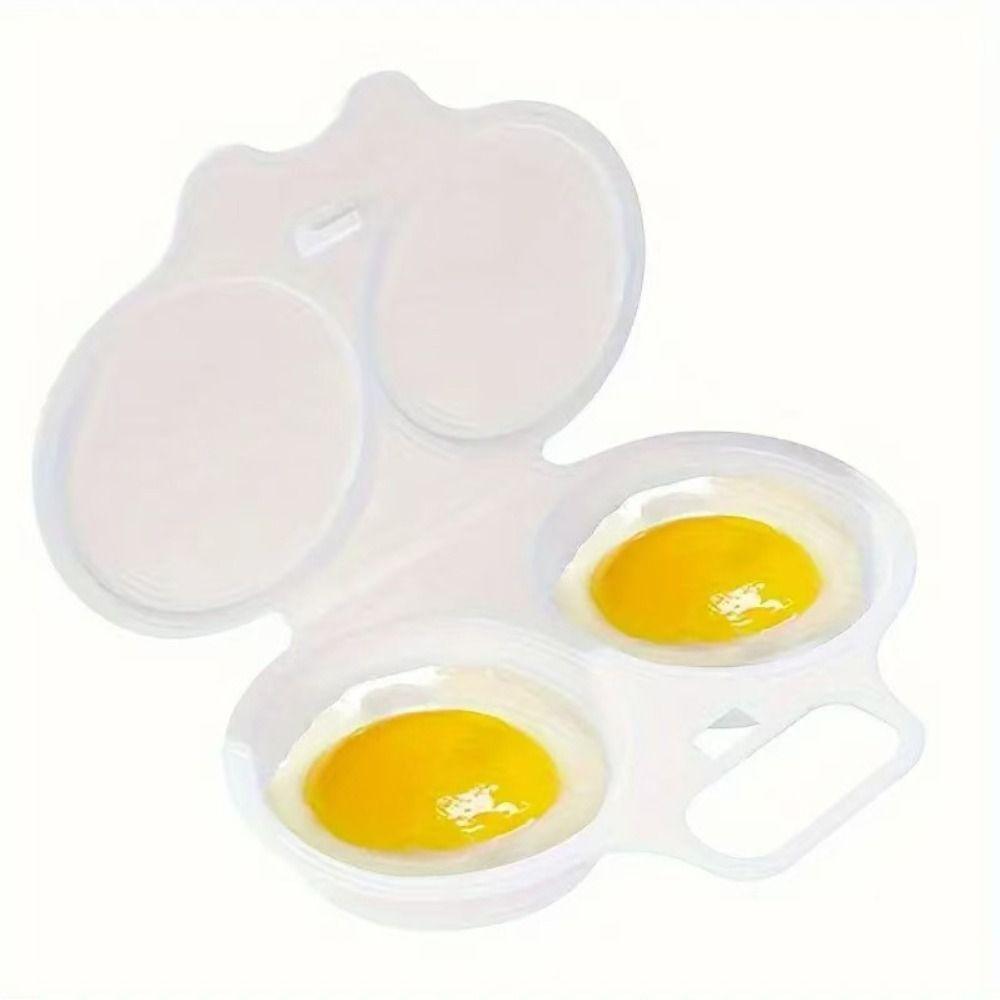 Food Grades Plastic Microwave Egg Cooker Kitchen Cooking Mold Egg Fryer Kitchen Gadgets