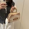 Niche Design Sense Baked Toast Cat Handbag Bag Exquisite New Cute Childlike Fun Going Out Messenger Bag Single Shoulder