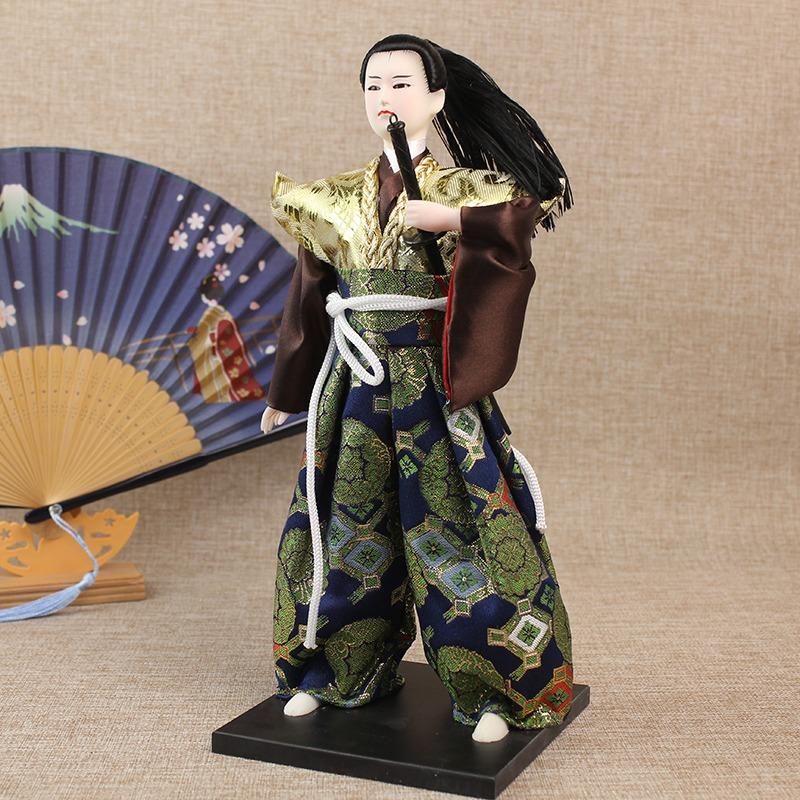 30cm Japanese Samurai Doll Ninja Figurine Decoration of Sushi Restaurant Izakaya Hotel Restaurant Decorative Japanese-style Gift