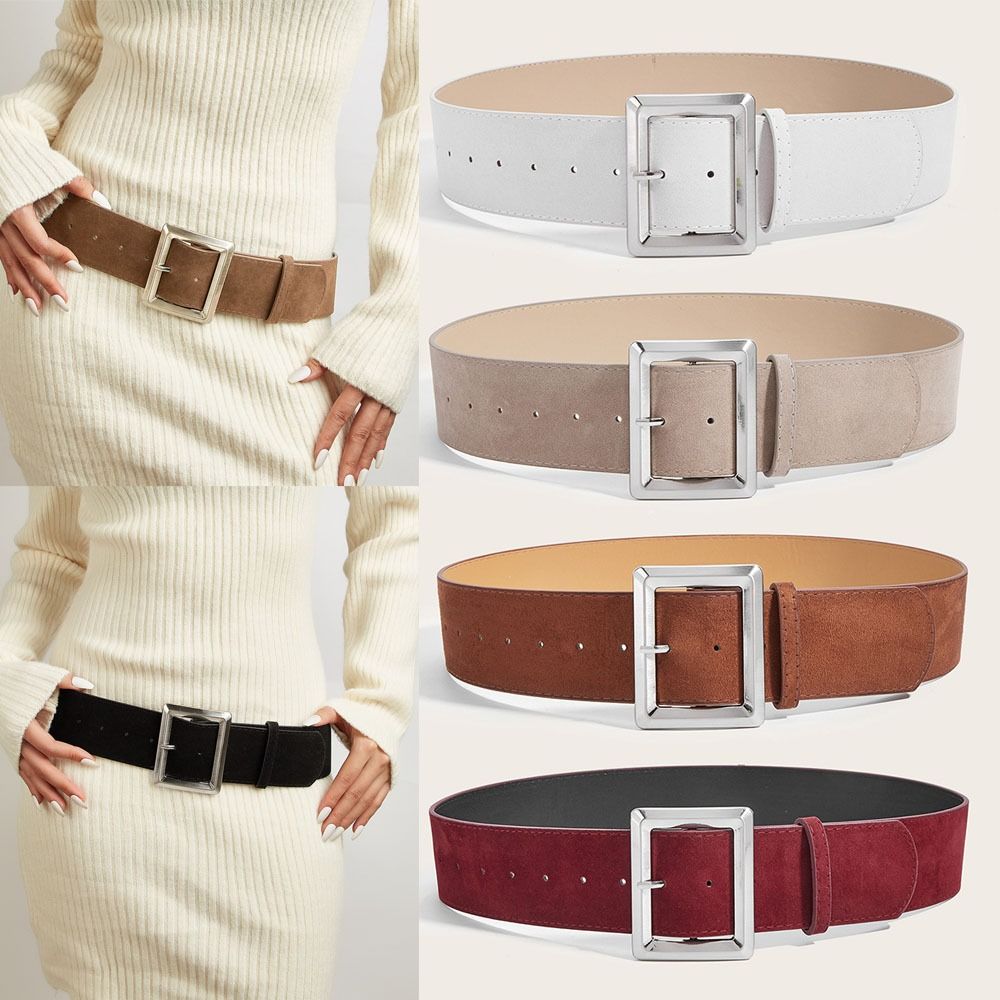 

Maillard Styles Pin Buckle Waistband Luxury Design Trouser Dress Belts Gifts абрикосовий