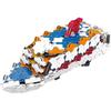Yoshiritsu LaQ Hamacron Constructor Ship Set 420 Pieces + 12 Special Pieces Building Toy
