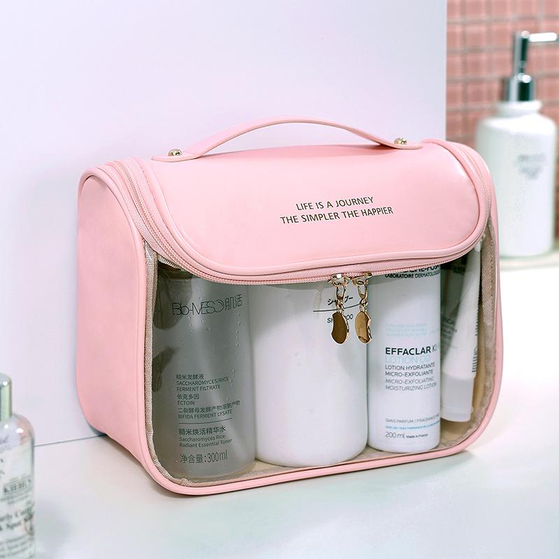 Trendy Hook Travel Wash Bag Fashion Cosmetic Storage Bag Candy Color Makeup Bag