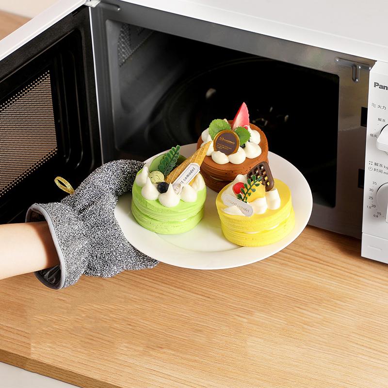 1Pcs Wire Dishwashing Gloves Multi-Functional Waterproof Dish Cleaning Glove Kitchen Thermal Insulation Anti-Scalding Mittens