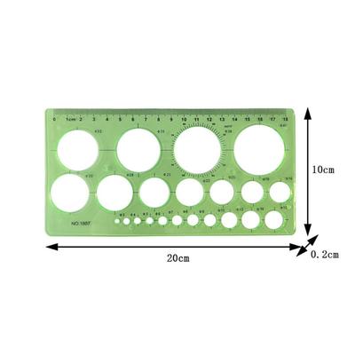 Geometric Template Ruler Technical Drawing Painting Drawing Tool Office School Supply