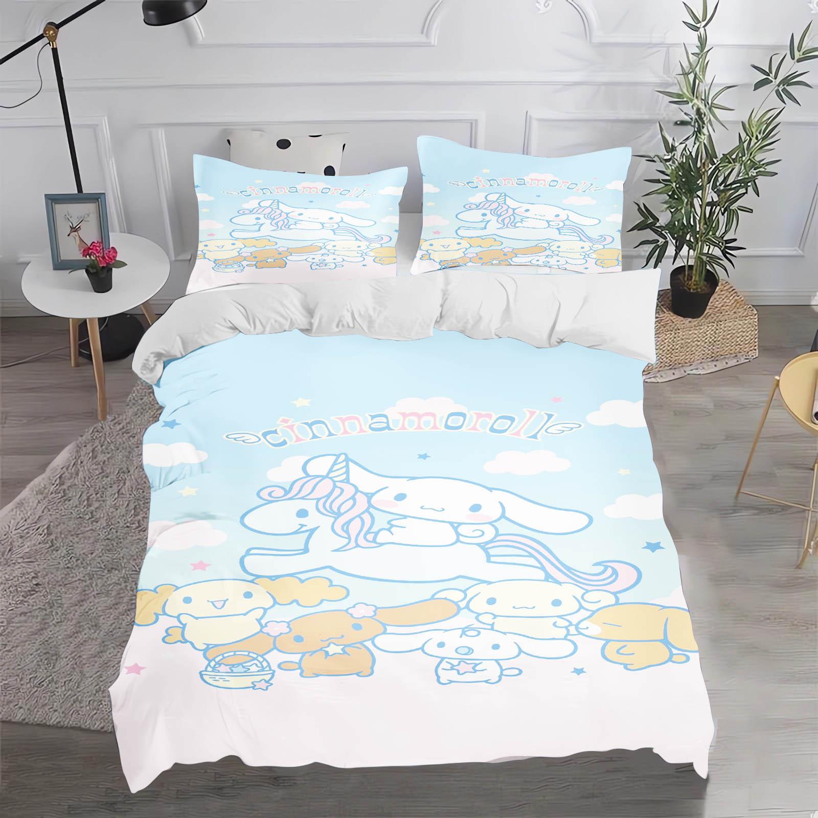 Cinnamoroll MINISO Sanrio Guļamistaba Bērnu Gultasveļas
