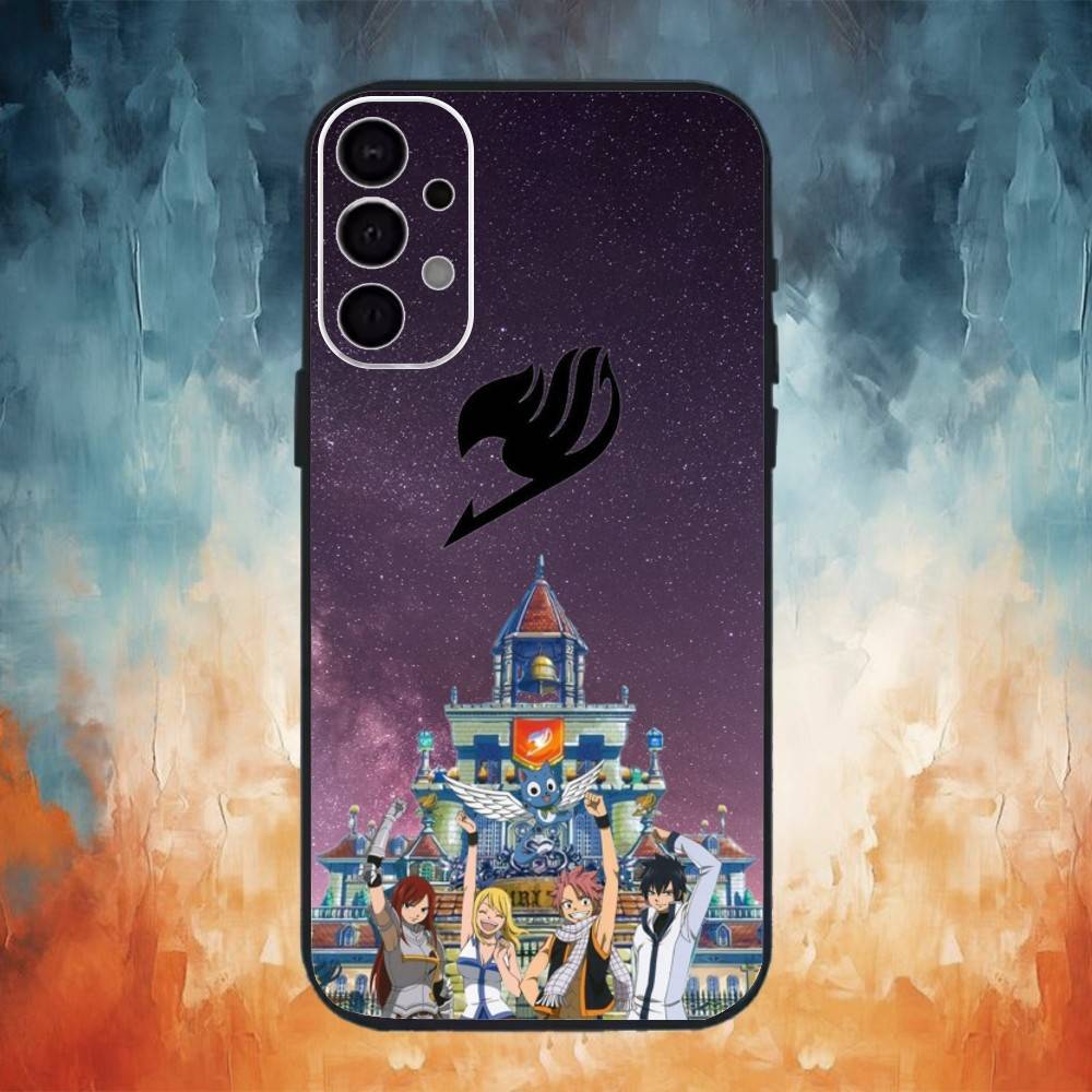 Anime F-Fairy  Comics TailS Phone Case For Samsung S25,S24,S21,S22,S23,S30,Ultra,S20,Plus,Fe,Note,10,9,5G Black Cover