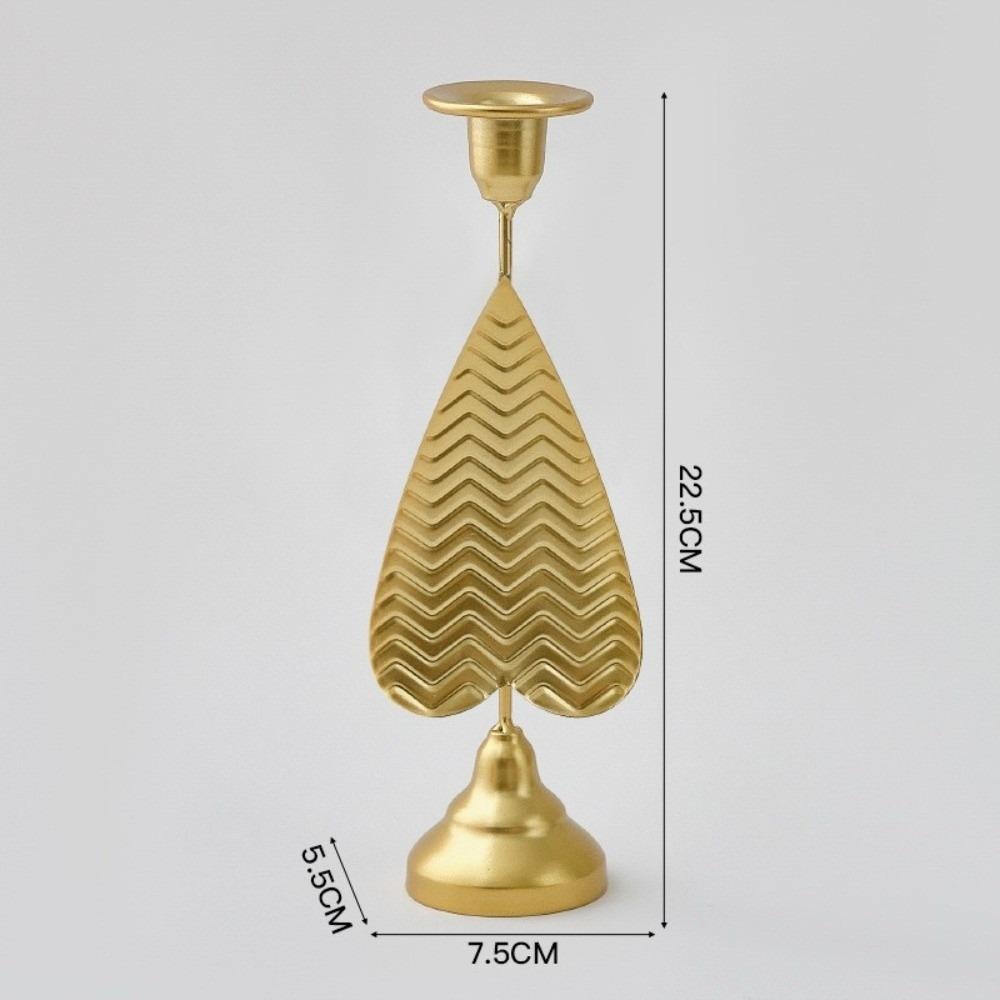 Iron Candlelight Dinner Props Retro European Style Candle Stand Modern Table Decoration Home