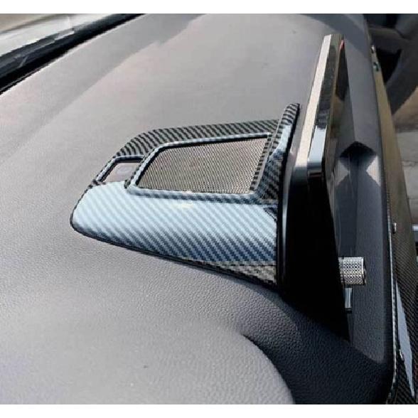 For Honda Civic 2022-2023 ABS Carbon Fiber Central Console Navigation Panel Trim