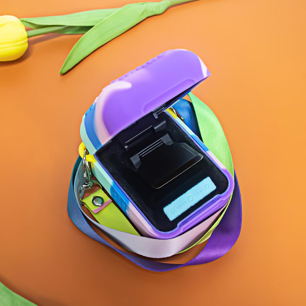 Silikonhülle Kratzfest Silikon Schutzhülle Waschbar mit Lanyard für Bitzee Interaktives Digitales Haustier und Hülle