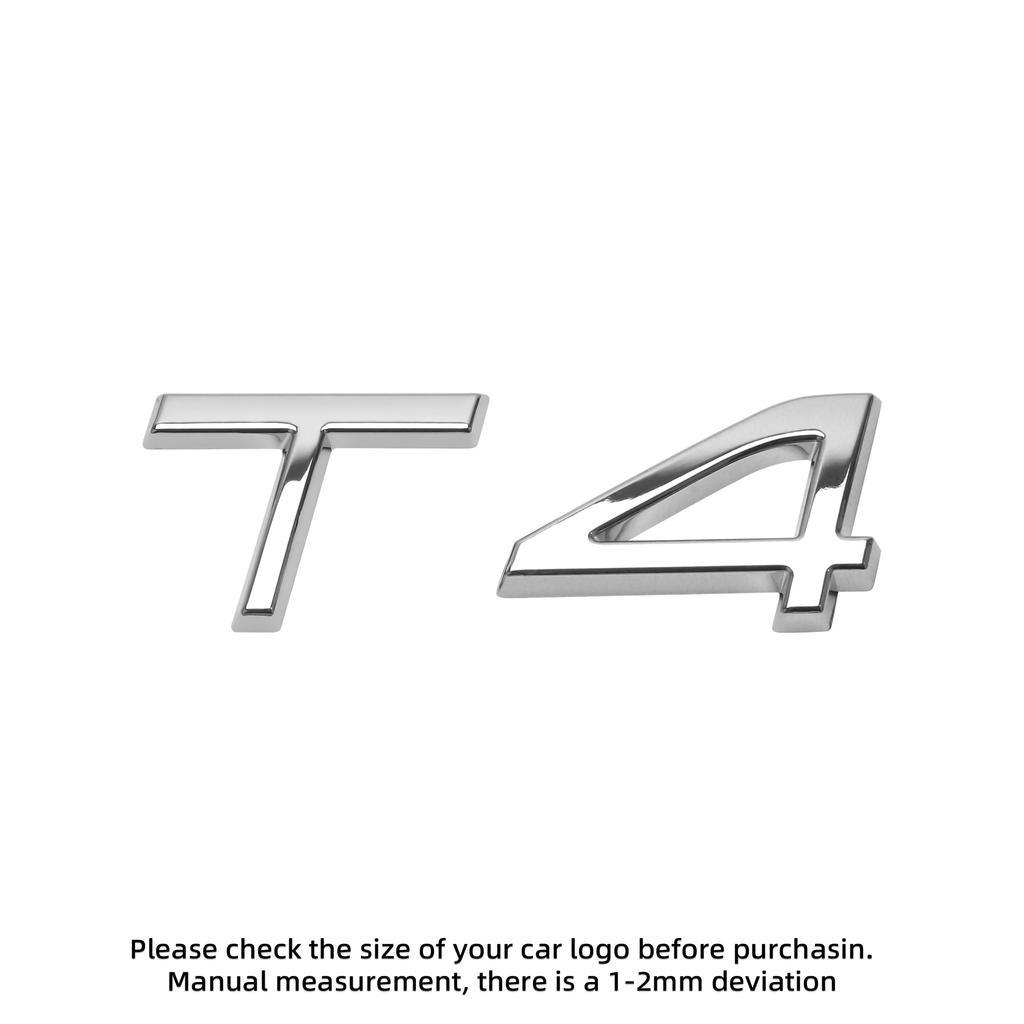 3D ABS Naklejka z Chromowanym Godłem z Literami na Bagażnik Samochodu Dekoracja Stylizacja Auto Dla Volvo Rdesign T2 T3 T4 T5 T6 T7 T8 S90 XC90 S60 XC40