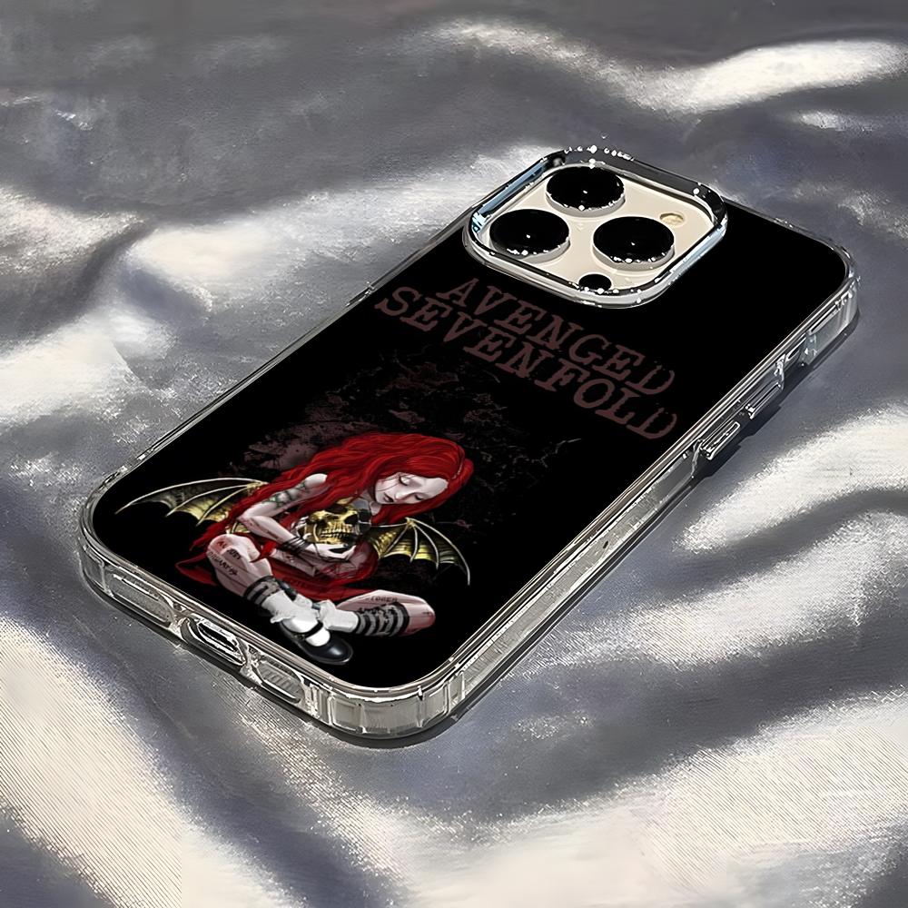 Band A-Avenged Sevenfold Hot Phone Case For IPhone 17 Pro Max 16 15 14 Pro Max IPhone 13 Pro Max 11 Plus Transparent Cover