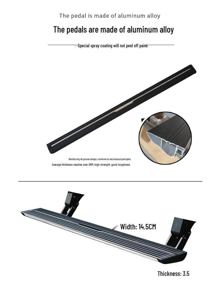 Electric Running Boards for Chevrolet, Raptor F150, Tundra, Hilux, Navara, Titan