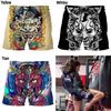 RETRO Vintage Japanese Samurai Mask Ghost Boxing Muay Thai Kickboxing Shorts 3D Print Training Unisex Men Women Quick Dry Fitness Gym Sport Workout