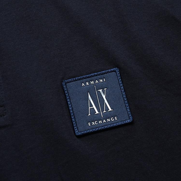 ARMANI EXCHANGE SS23 Polo Shirt Men's Marine Blue 8NZFPQ-ZJH4Z-1510