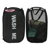 M-Portable Mesh Pop-Up Laundry Hamper with Wide Opening Breathable Collapsible Space-Saving Design for Home Organization
