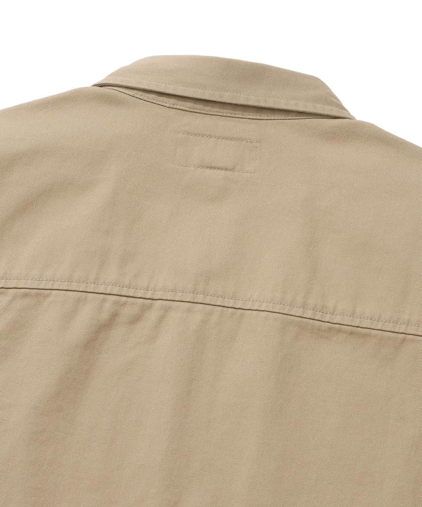 COLUMBIA UNIVERSITY Sl-Label Two Pocket Cotton Shirts Heritage Beige