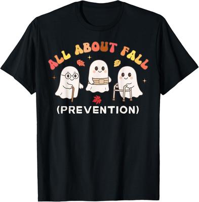 Verpleegkundige Alles Over Valpreventie Val Fysiotherapie PT OT uniseks T-shirt Heren Dames T-shirts Top