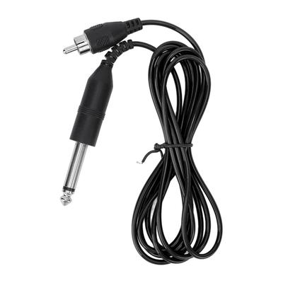 Cable de Clip para Tatuaje Cable de Clip de Silicona para Tatuaje Cable de Alimentación para Máquina de Tatuaje con Cables de Interfaz RCA Rectos
