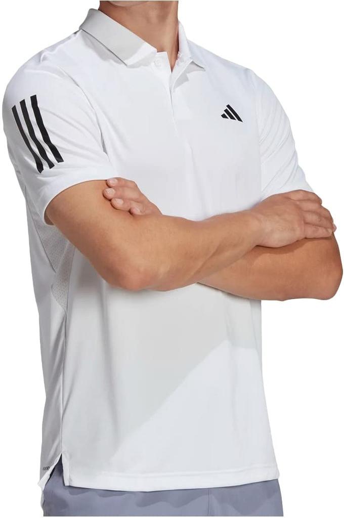 Adidas MLE71 Club Tennis Polo White Size XS Men's 3-Stripes Shirt, (HS3268),