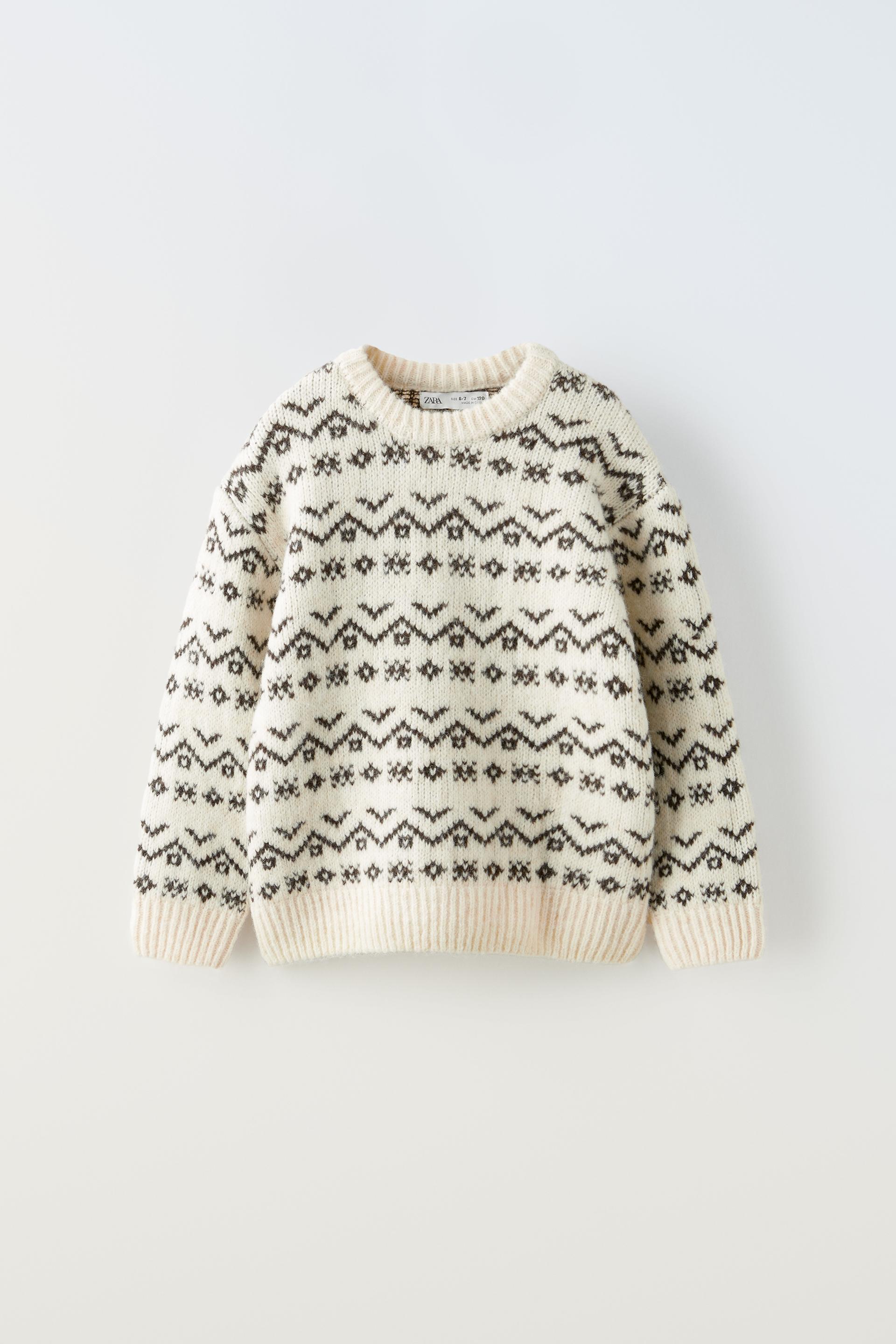 

ЖАККАРДОВЫЙ ТРИКОТАЖНЫЙ СВИТЕР