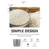 Stainless Steel Rice Measuring Cup Kitchen Measuring Cup Baking Cooking Holder Food-Grade Non-Stick Scaled Container