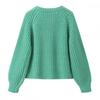 2025 Autumn Women's Long Sleeve Knit Cardigan Sweater Top - European & American Style