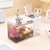Plastic Amphibious Ecological Tank Transparent Goldfish Bowl Home Decoration Aquarium  Desktop