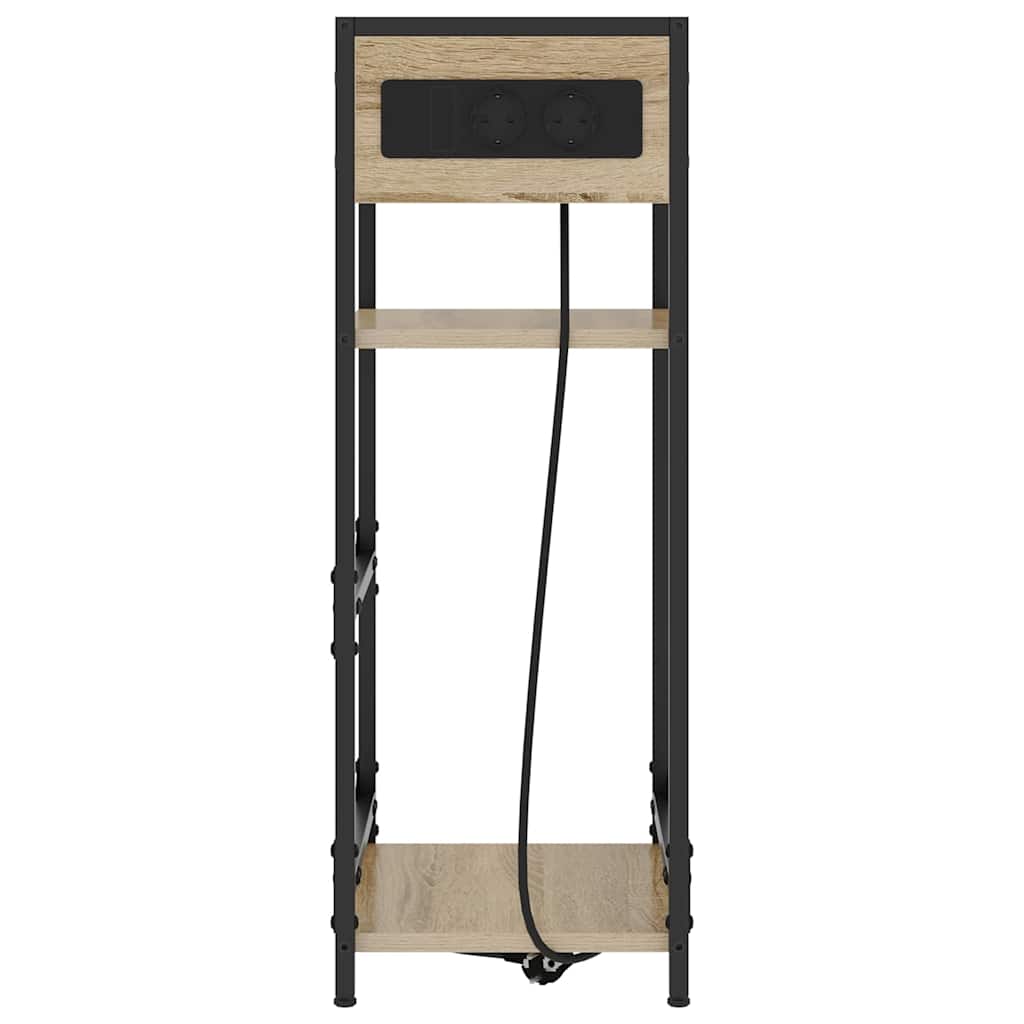 Nightstand Sonoma Oak 40 X 27 X 76 Cm Particleboard
