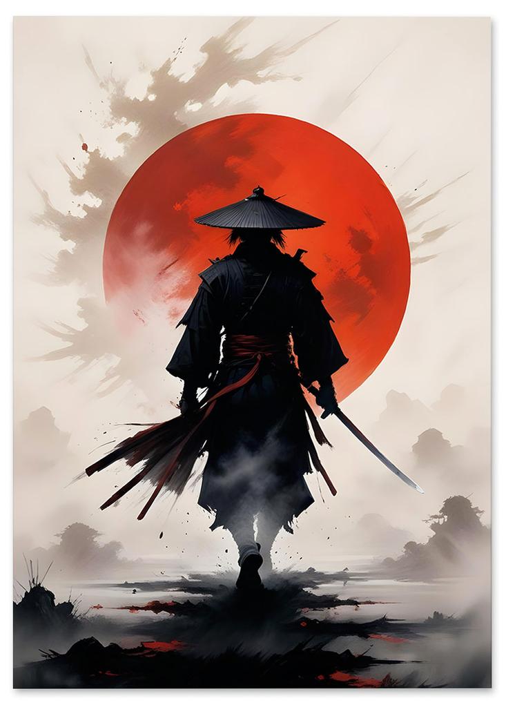 Poster Posters Japanese Samurai