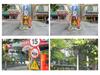 200/300/400mm Solar Yellow Flashing Traffic Signal Strobe Warning Light