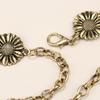 Waist Chain Women'S High Sense Women'S Retro Sunflower Summer With Skirt Metal Chain Belt